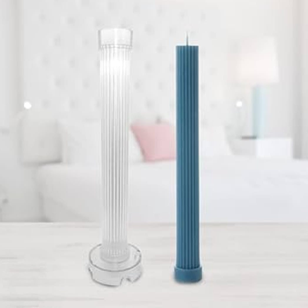 Stripped straight pillar mold