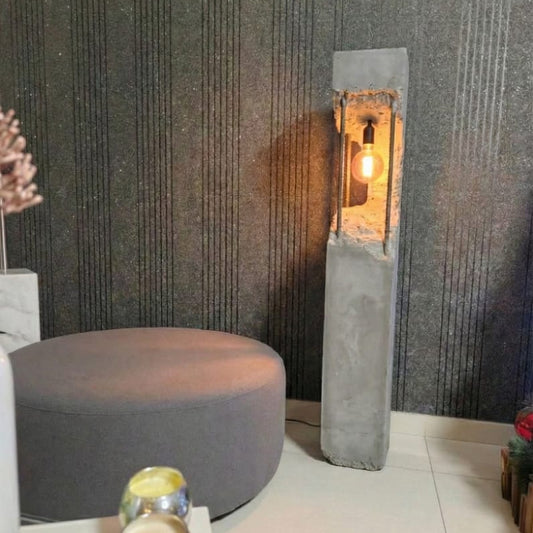 Obelisk Concrete Floor Lamp