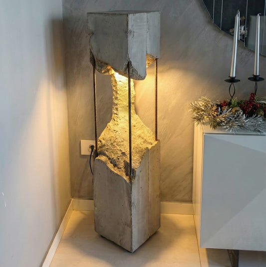 Rift Concrete Floor Lamp